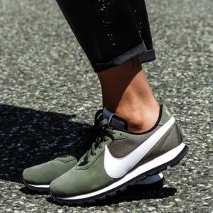 Nike Pre-Love O.X. Twilling Green Suede Women’s